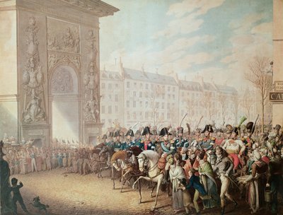 The Entrance of the Emperors into Paris by Georg Emanuel Opitz